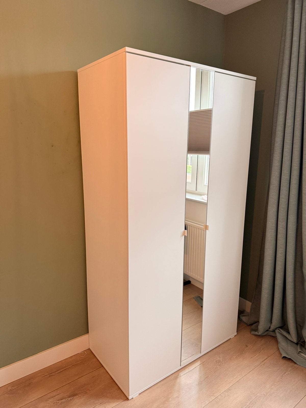 IKEA Vihals kledingkast met 2 deuren, wit, Ophalen, Met deur(en), Overige materialen, 100 tot 150 cm