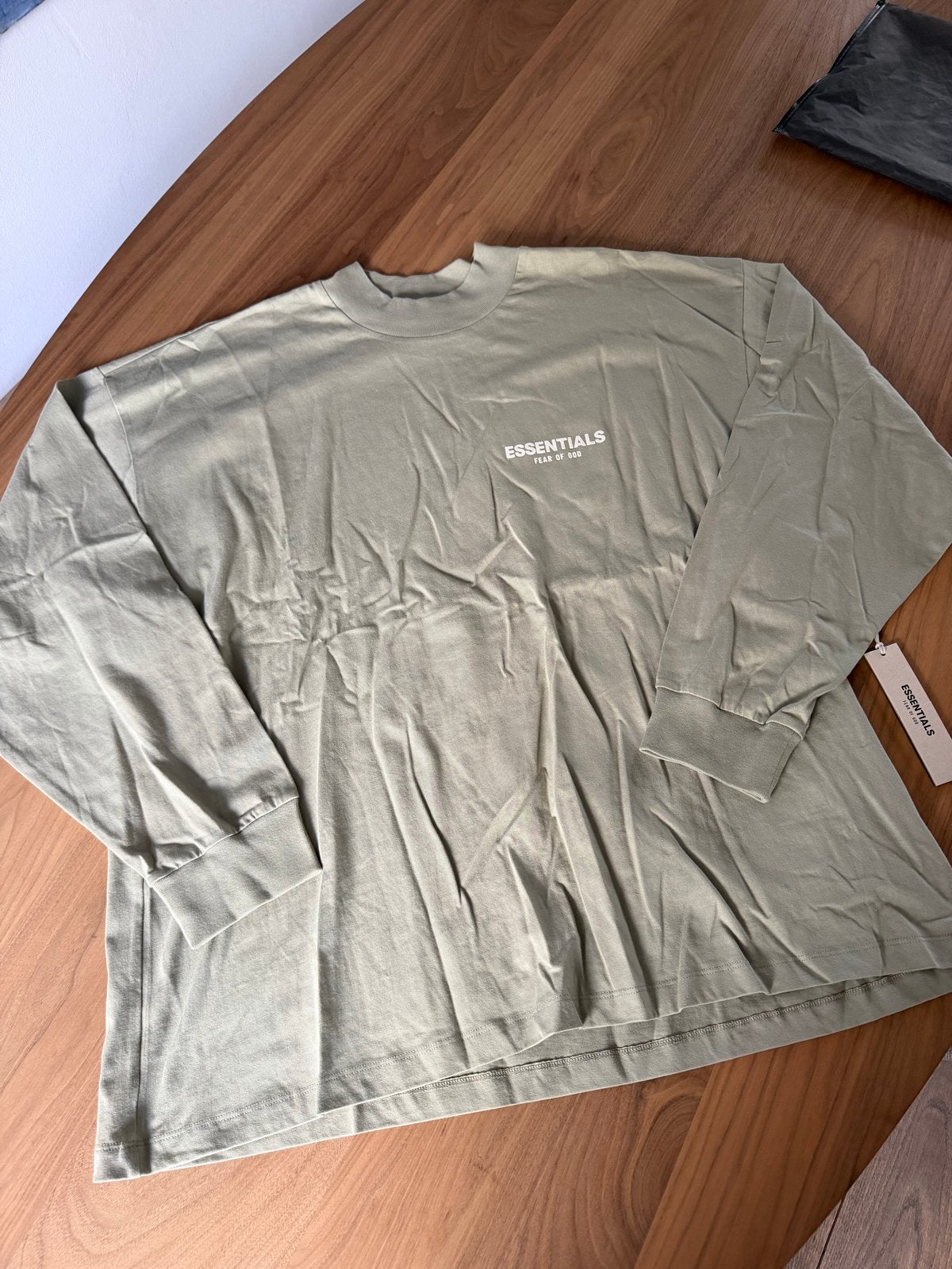 Essentials Fear of God Longsleeve T-shirt XL - Nieuw, Ophalen of Verzenden, Nieuw, Maat 56/58 (XL), Groen