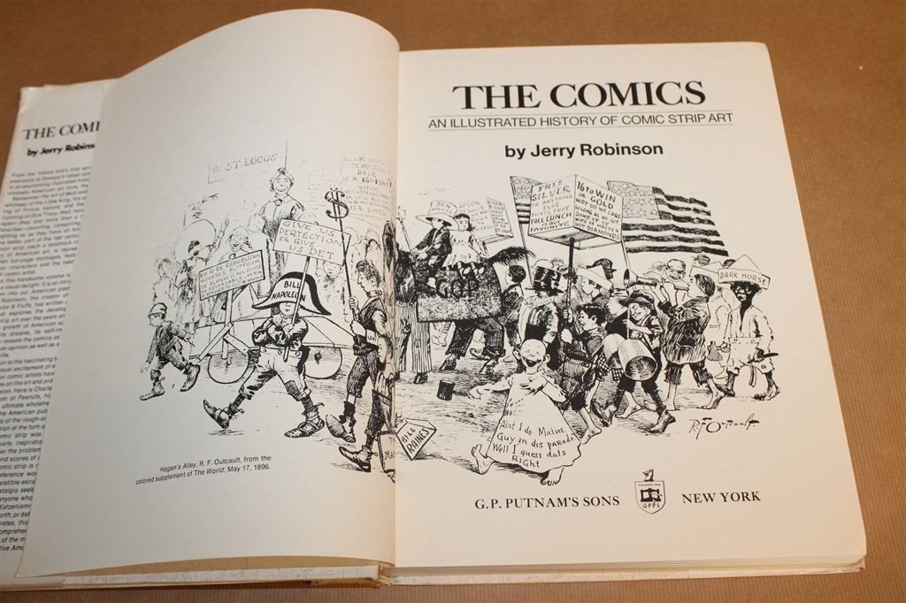 Stripkunst Geschiedenis — Comic Strip Ontwikkeling 1974, Eén comic, Ophalen of Verzenden, Gelezen, Amerika