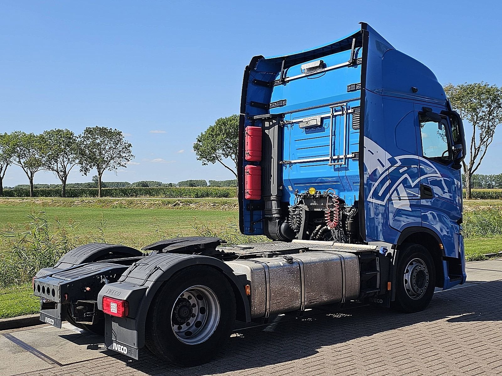 IVECO S-WAY AS440S49 intarder, Auto's, Automaat, Euro 6, Iveco, Blauw