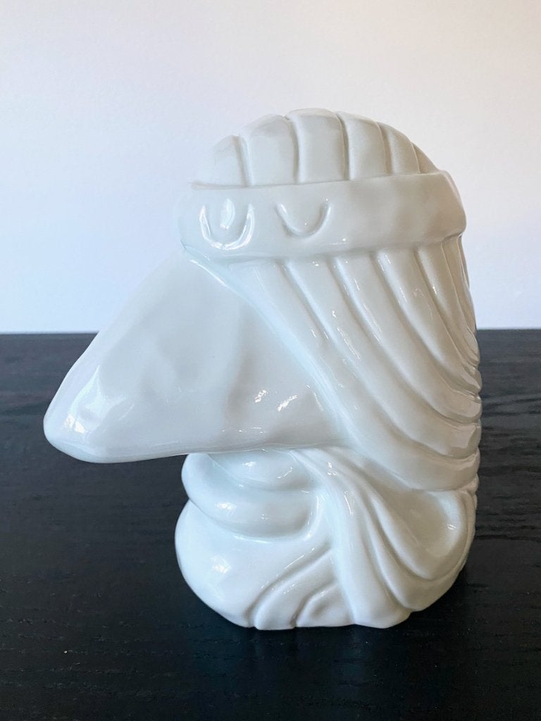 Steven Harrington x Case Studyo The Thinker sculpture AP, Antiek en Kunst, Kunst | Designobjecten, Wit, Verzenden, 23 cm, Steen/keramiek