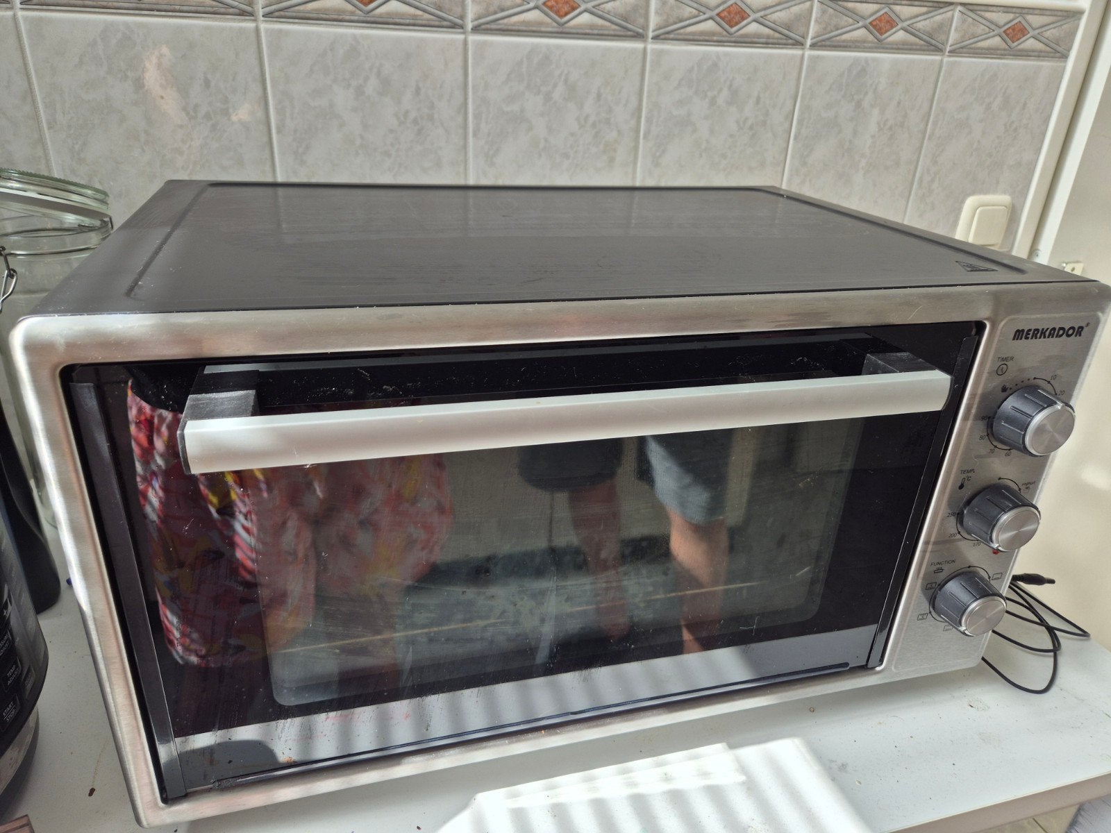Merkador oven 50 liter 2000 watt roestvrijstaal, Witgoed en Apparatuur, Ovens, Ophalen