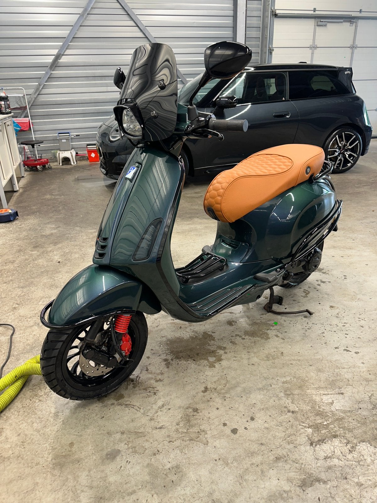 Unieke Vespa Sprint Aurora Green (BMW) | Malossi | 11.950 km, Ophalen, Overige modellen, Zo goed als nieuw, Benzine