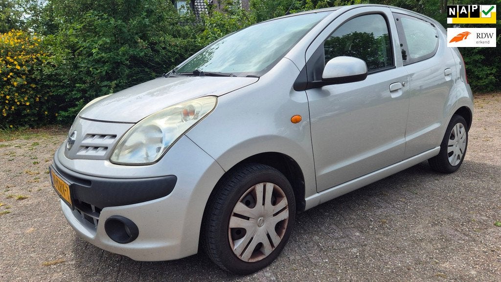 Nissan Pixo 1.0 Acenta 5 DEURS APK KETTING NETJES, Auto's, Nissan, Voorwielaandrijving, Euro 5, Gebruikt, 200 kg