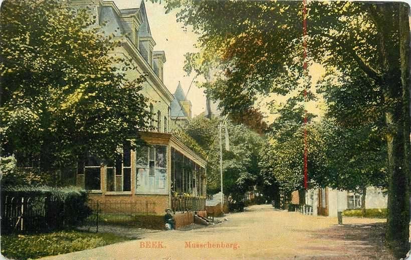 380-422-025 Beek bij Nijmegen Musschenberg, Verzamelen, Verzenden, Voor 1920, Gelderland