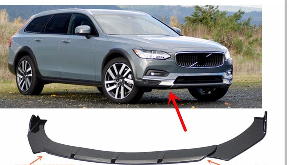 Originele Volvo v90 CC bumper lip (spoiler) met kl. schade, Ophalen, Gebruikt, Voor, Volvo