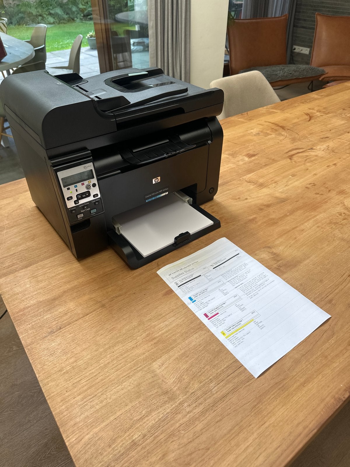 Printer- HP LaserJet 100 Color MFP M175nw All-in-One Printer, Gebruikt, All-in-one, Kleur printen, Ophalen of Verzenden