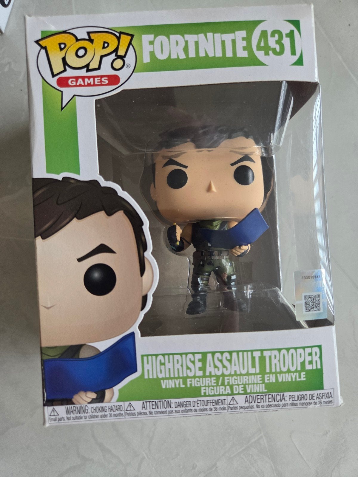 Funko Pop! Fortnite Highrise Assault Trooper #431, Verzamelen, Poppetjes en Figuurtjes, Ophalen of Verzenden, Nieuw