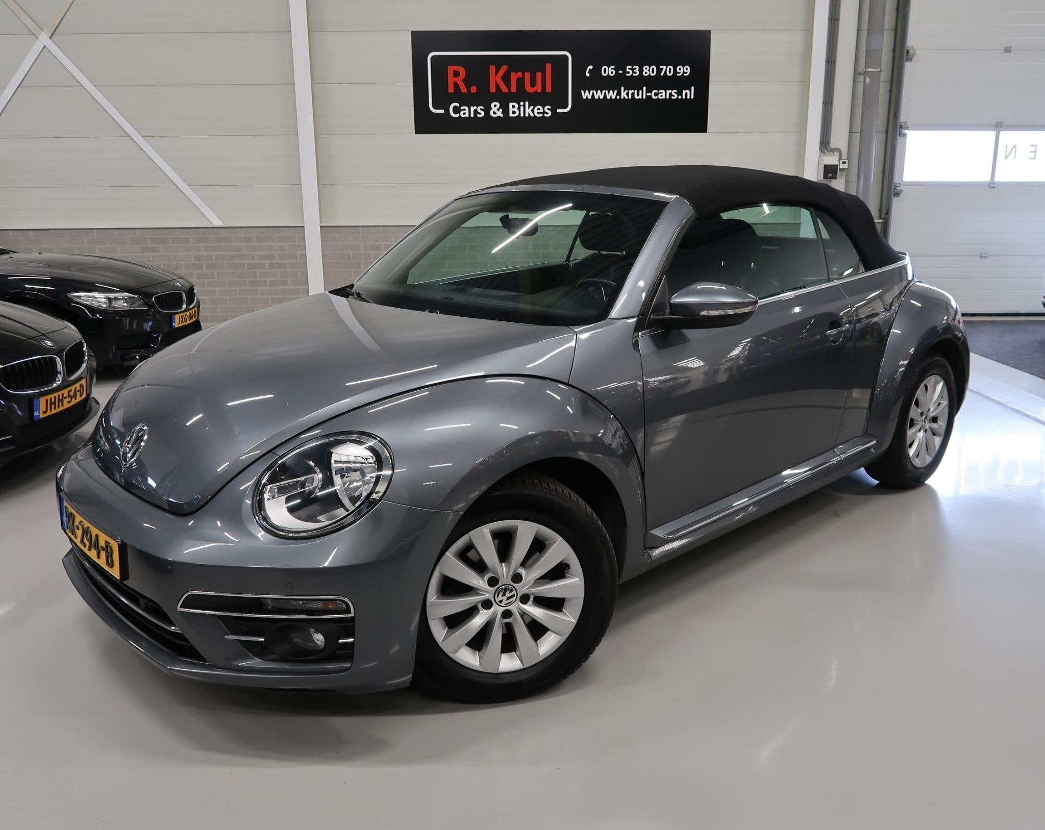Volkswagen Beetle Cabriolet 1.2 TSI Design Airco-ecc Stoelve, Voorwielaandrijving, Stof, Gebruikt, 4 cilinders