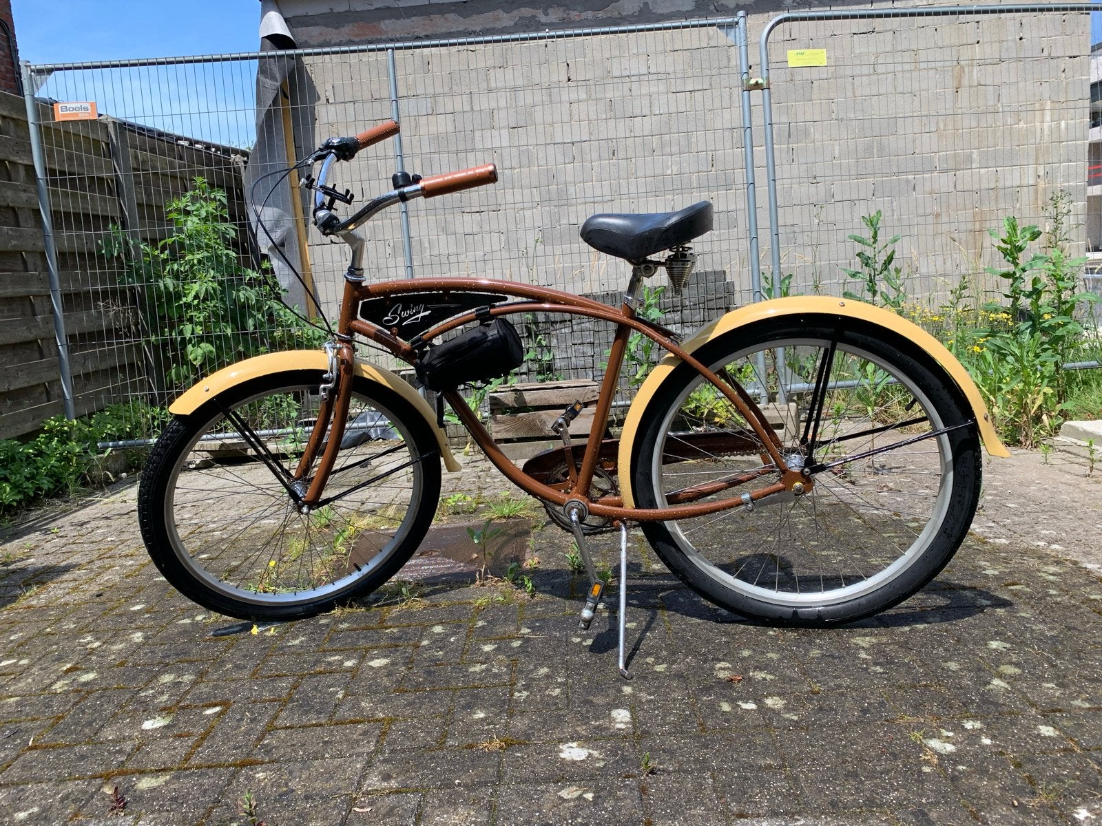 Unieke Bruine Cruiser Fiets - Electra Swing, Velgrem, Zo goed als nieuw, 53 tot 57 cm, Ophalen