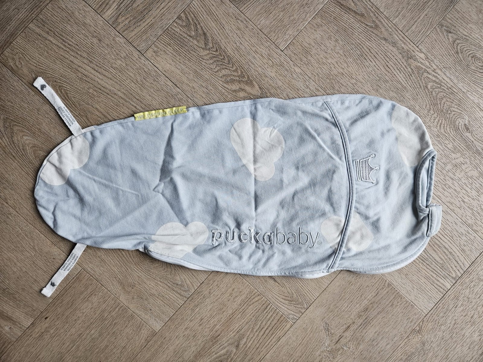 Puckababy slaapzak/inbakerdoek - lichtblauw, Ophalen, Gebruikt, Puckababy, Slaapzak