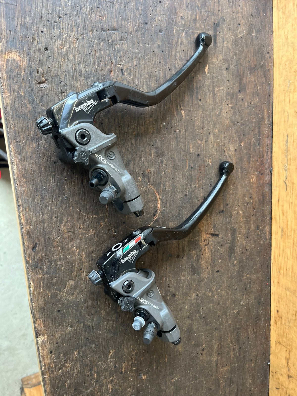 2x Brembo RCS Corsa Corta 19 rempomp te koop, Verzenden, Gebruikt