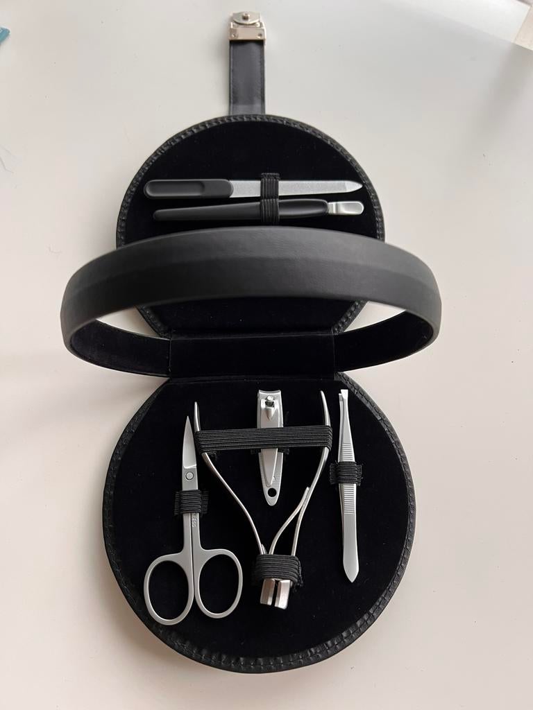 Manicure set met etui nieuw, Sieraden, Tassen en Uiterlijk, Uiterlijk | Lichaamsverzorging, Nieuw, Overige typen, Ophalen of Verzenden