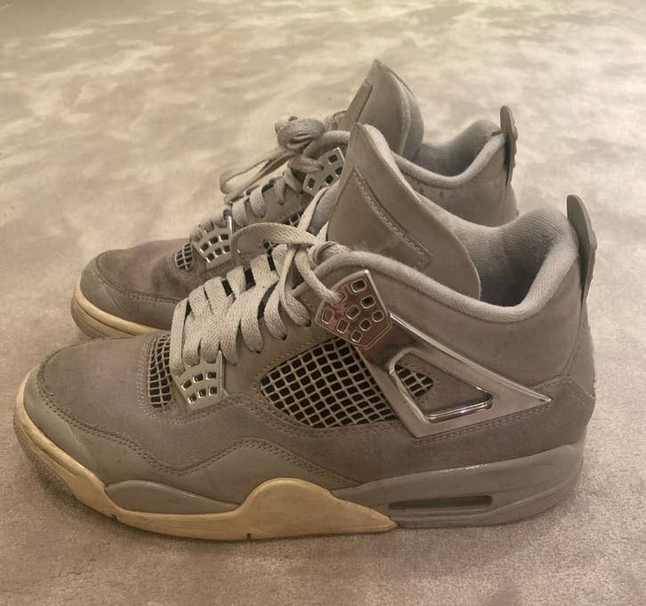 Jordan 4 Frozen moment sneakers - Maat 41, Ophalen of Verzenden, Sneakers of Gympen, Grijs, Gedragen