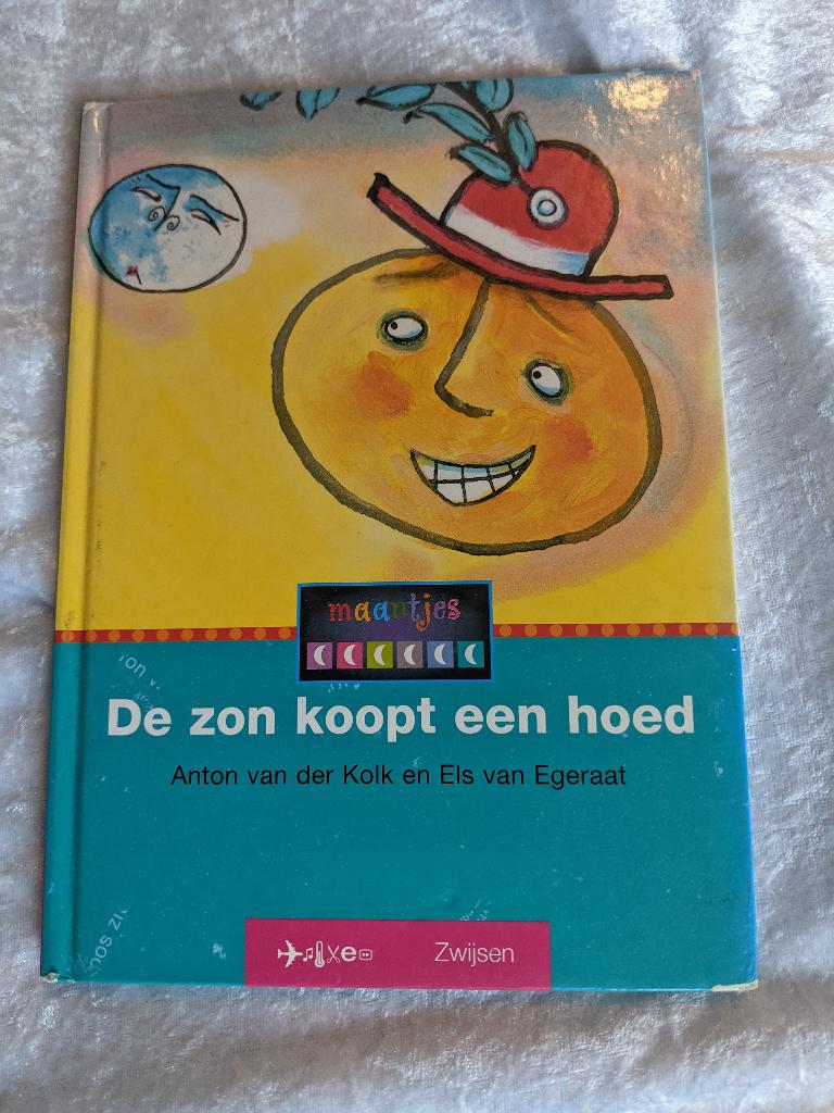 zgan. De zon koopt een hoed, leren lezen, AVI 3, maanstanden, Boeken, Ophalen of Verzenden, Zo goed als nieuw, Fictie algemeen