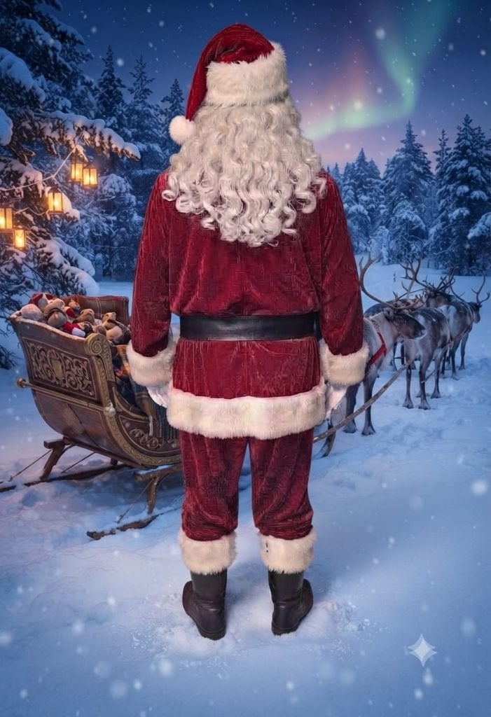 Kerstman Kostuum  (verhuur), Ophalen, Gebruikt