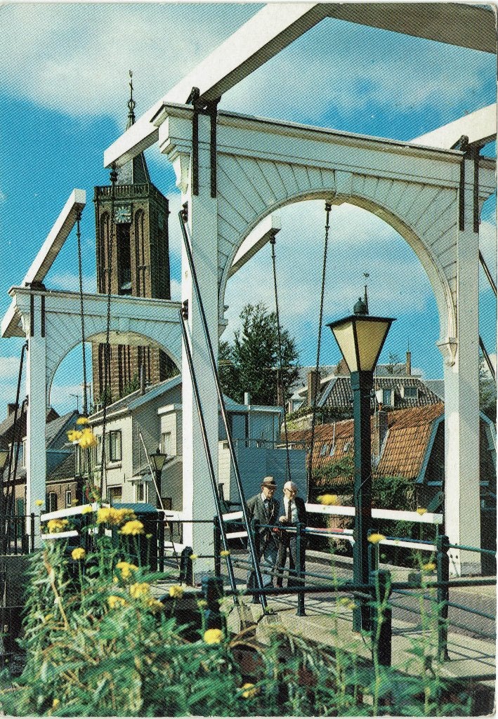 Loenen a/d Vecht - Oude Vechtbrug. Gelopen St. Annaland 1979, Ophalen of Verzenden, 1960 tot 1980, Gelopen, Utrecht