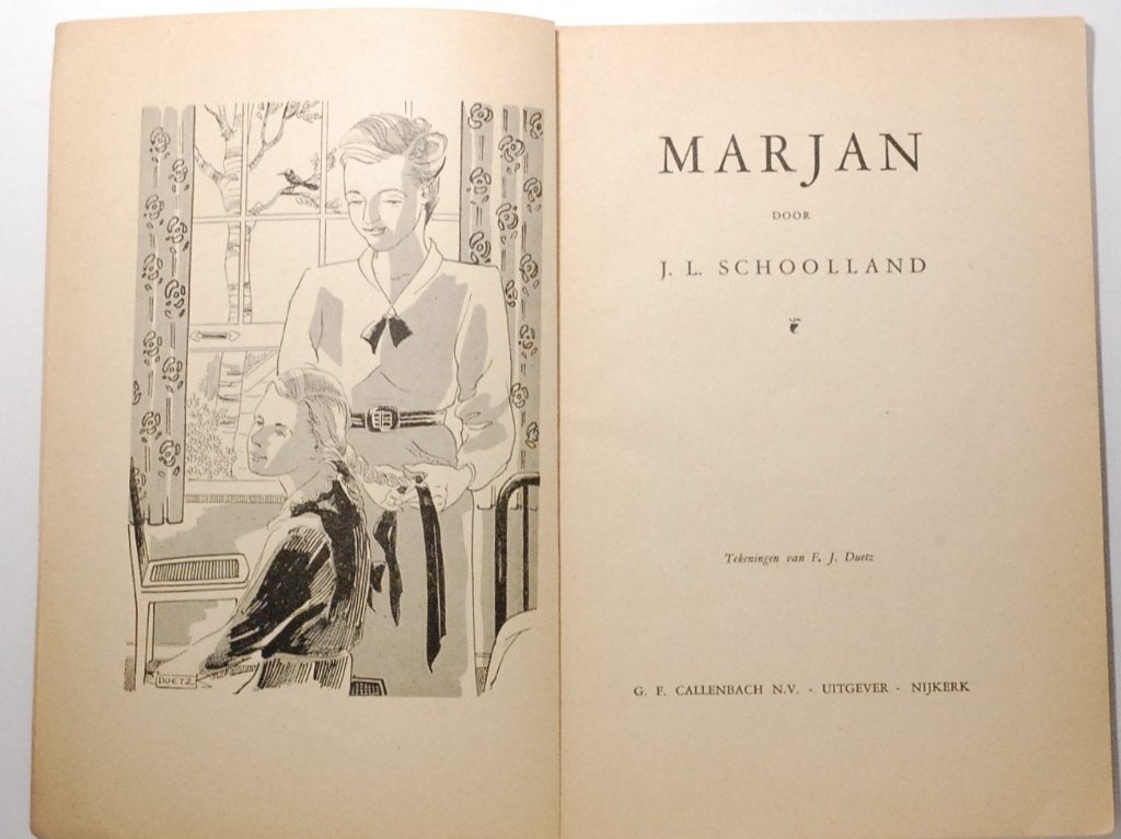 Boek: Marjan (1952) - J.L. Schoolland (Callenbach), Verzenden