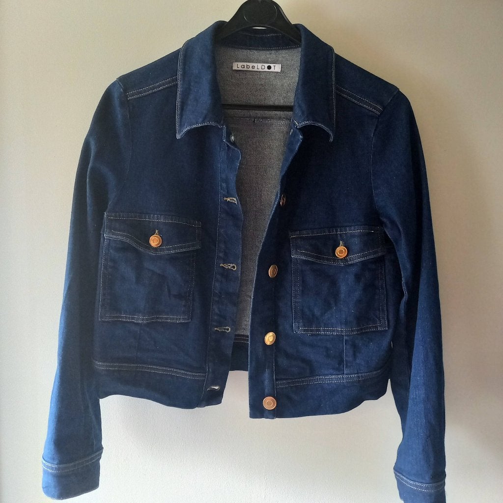 jeans jasje/spijkerjasje van Label DOT maat 38, Maat 38/40 (M), Label DOT, Blauw, Nieuw
