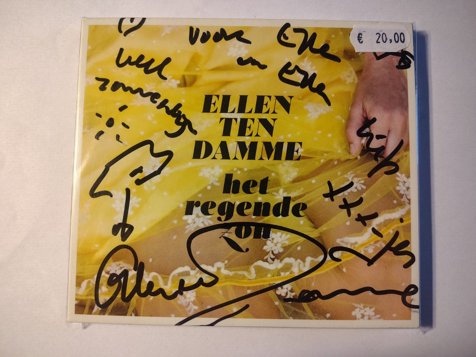 Ellen Ten Damme - Het Regende Zon GESIGNEERD, Cd's en Dvd's, Ophalen of Verzenden, Zo goed als nieuw