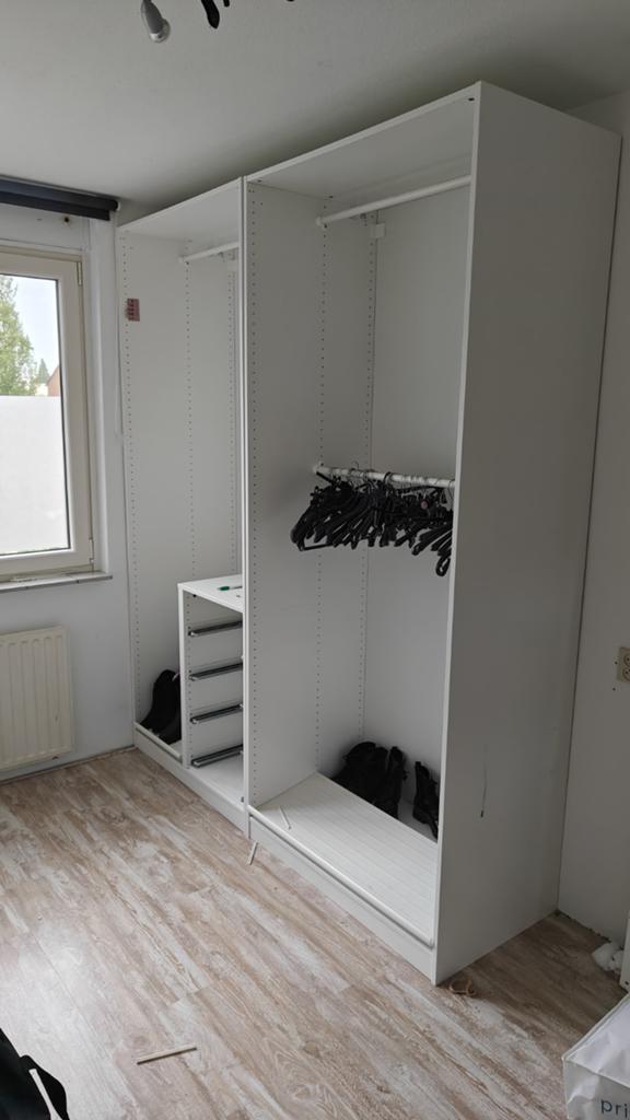 2x basis element PAX 1 meter excl vulling, Huis en Inrichting, Kasten | Kledingkasten, Ophalen, 50 tot 75 cm, 200 cm of meer