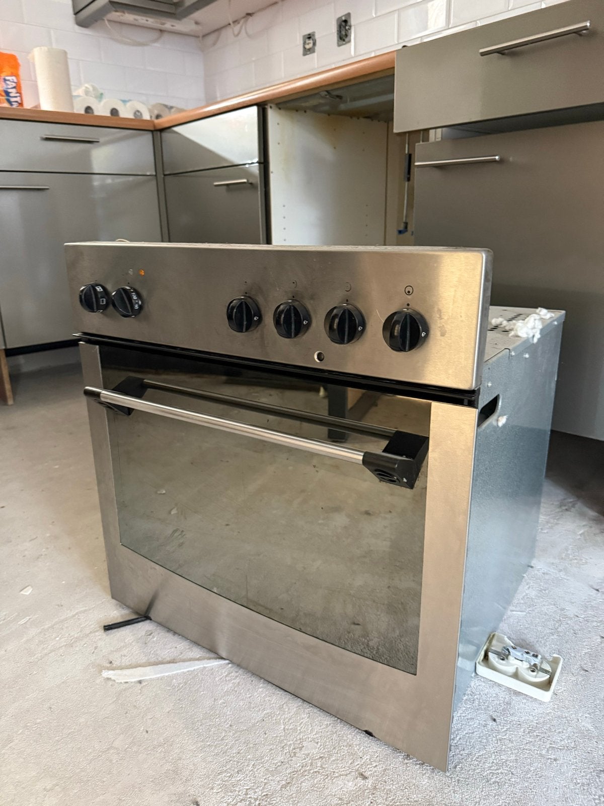 Pelgrim Inbouw Oven - RVS, Ophalen, Gebruikt, Oven, Hete lucht