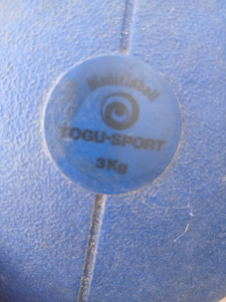 Medicijnbal 3kg Togu Sport, Ophalen of Verzenden, Gebruikt, Benen, Medicijnbal