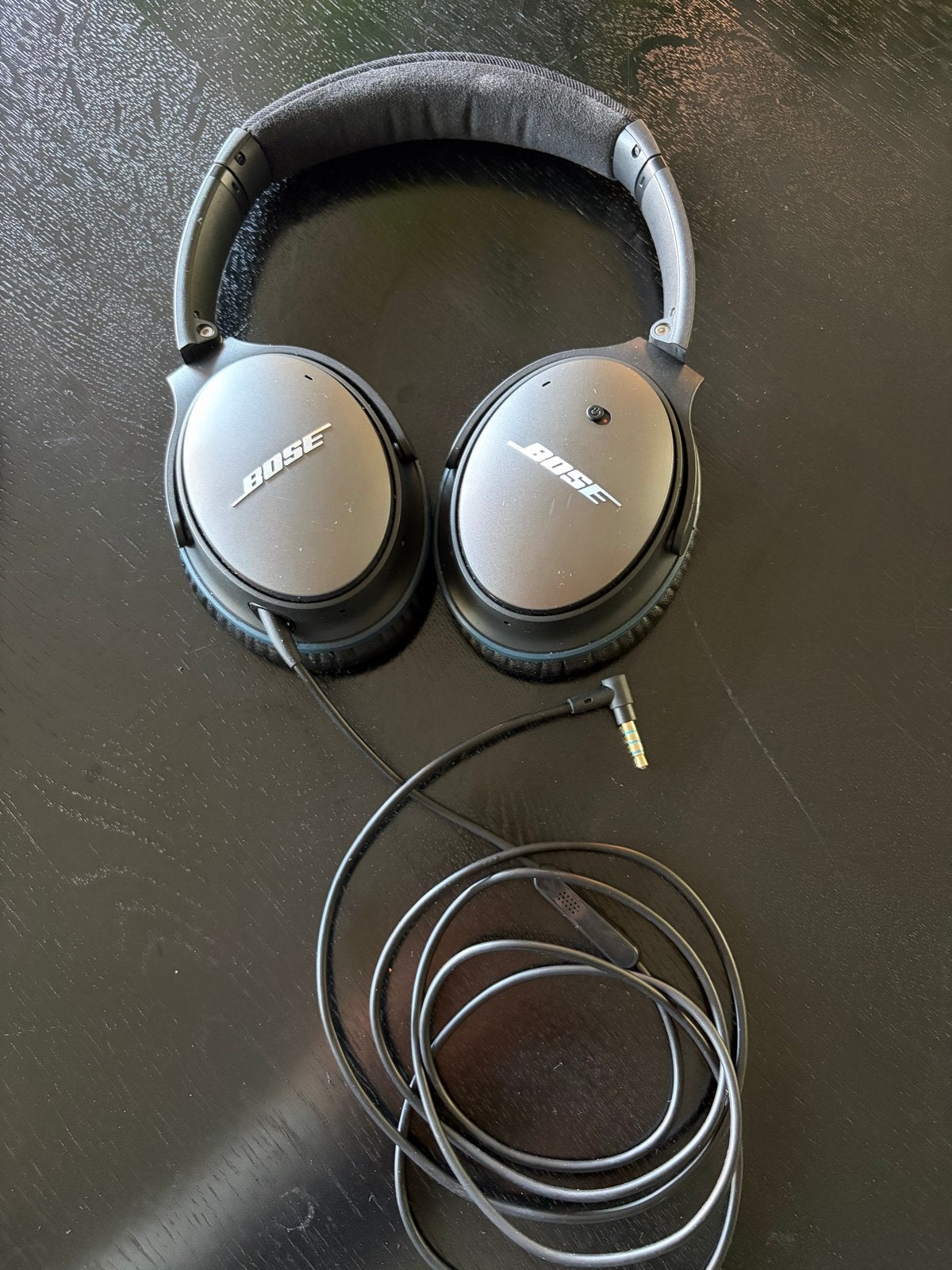 Bose QuietComfort Noise Cancelling Koptelefoon + Accessoires, Audio, Tv en Foto, Gebruikt, Ophalen of Verzenden, Bose, Zwart