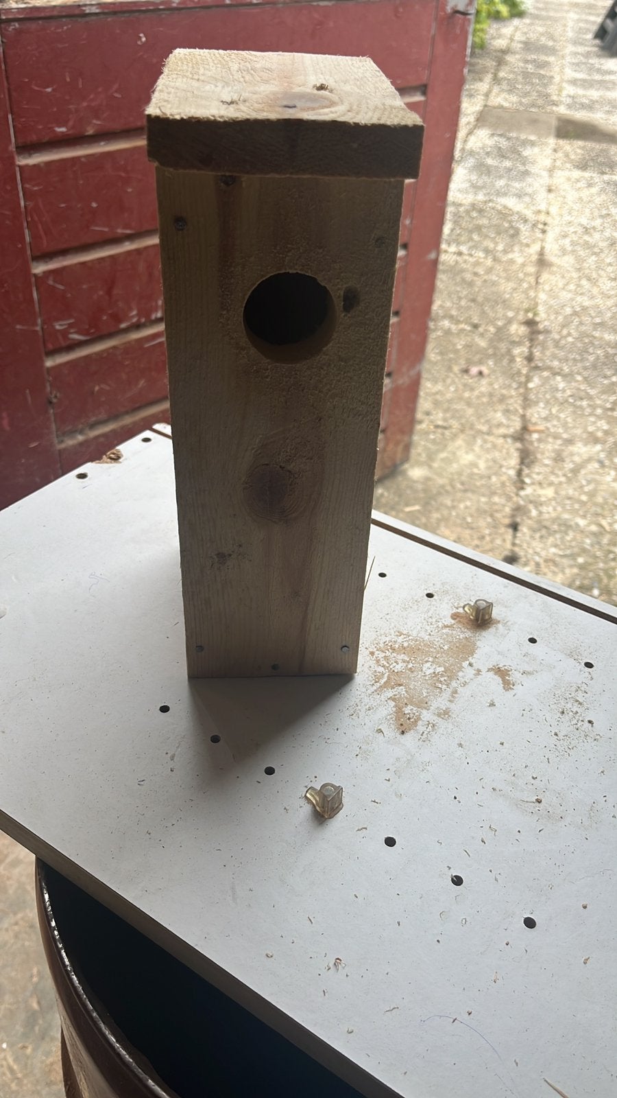 Zelf gemaakte vogel huisjes, Ophalen, Nieuw
