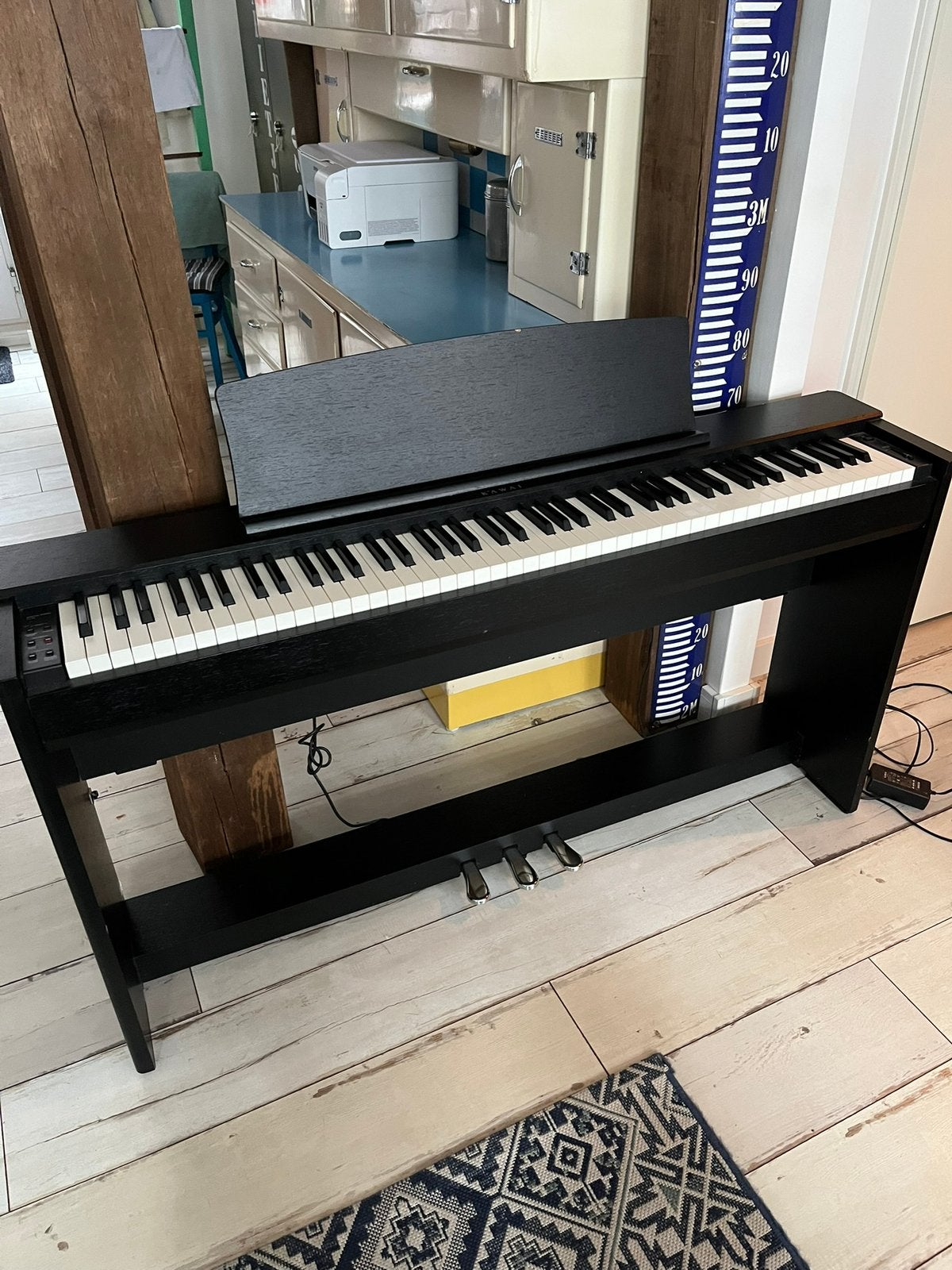 Kawai elektrische piano, Muziek en Instrumenten, Ophalen of Verzenden, Zo goed als nieuw, Zwart, Digitaal