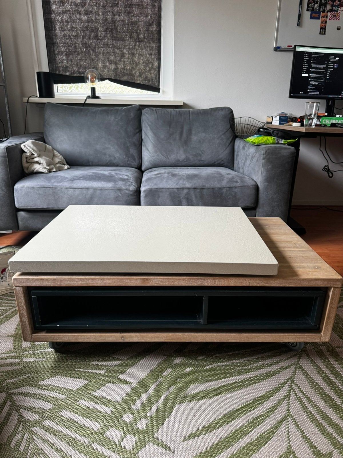 Nette salontafel van Henders & Hazel, Huis en Inrichting, Tafels | Salontafels, Ophalen, 100 tot 150 cm, 50 tot 100 cm, Zo goed als nieuw