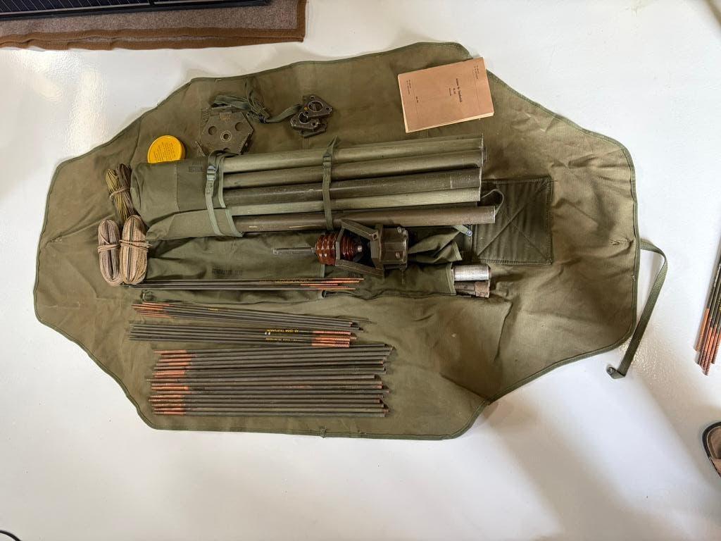 US Army Signal Corps RC-292 Antenne en mast, Verzamelen, Ophalen, Landmacht, Amerika, Overige typen