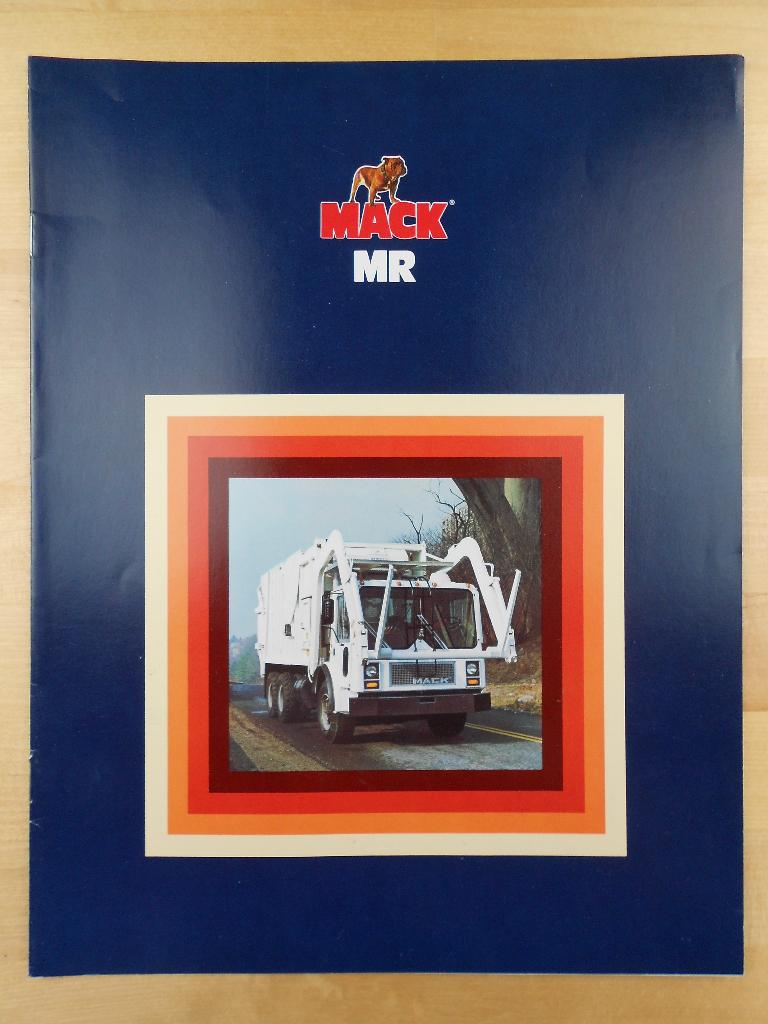 Mack MR Brochure 1981, Mack, Ophalen of Verzenden, Zo goed als nieuw, Overige merken