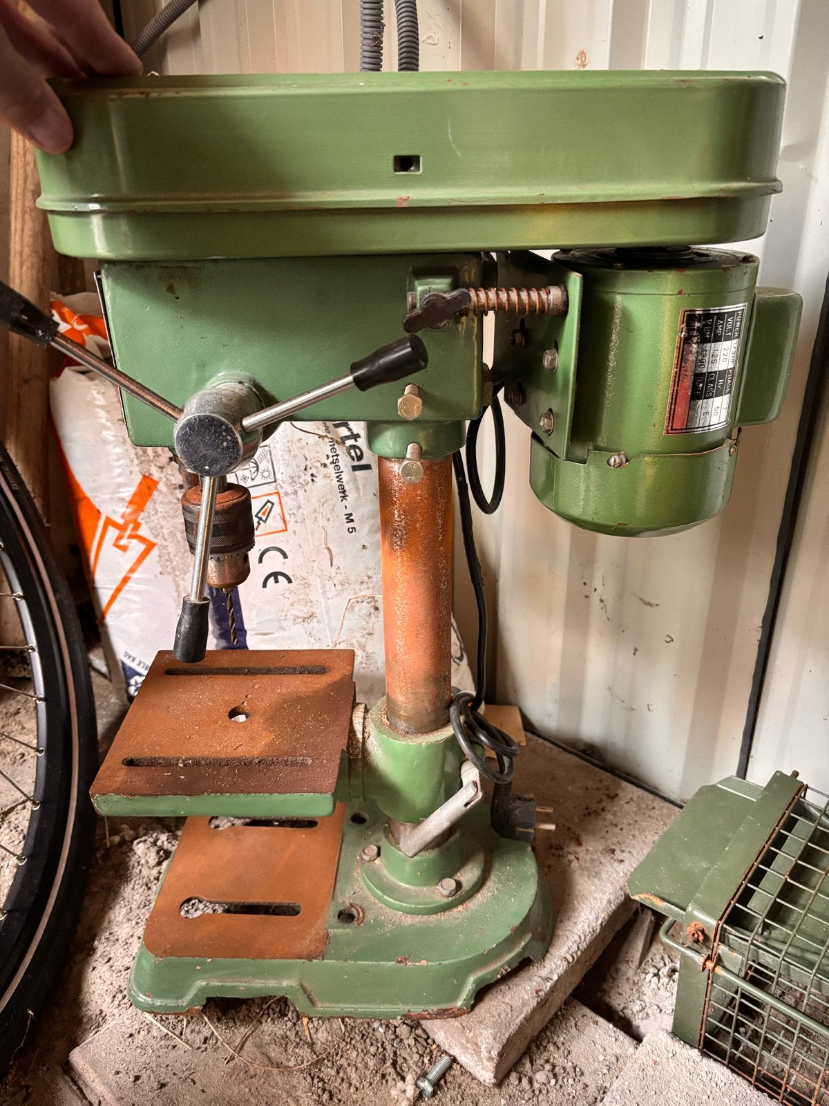Ferm Kolomboormachine FM-13 - Vintage Boormachine, Ophalen, Gebruikt, Minder dan 400 watt, Kolomboormachine