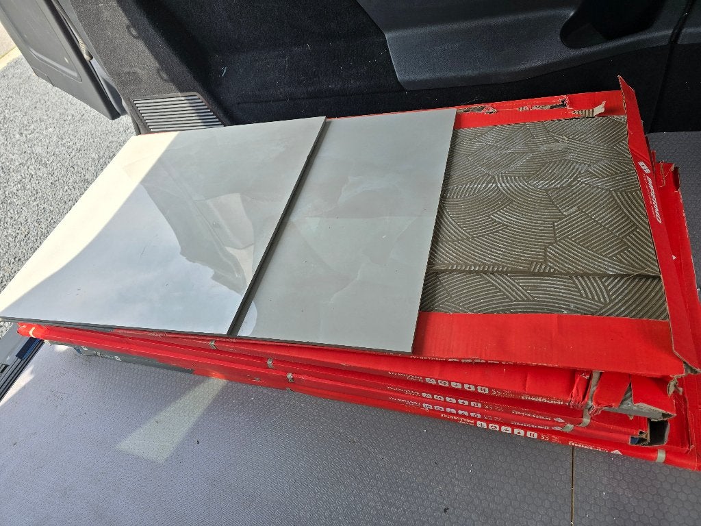 Gepolijste gerectificeerde keramische tegels - 60x120x0,90, Ophalen, 60 cm of meer, Nieuw, 10 m² of meer
