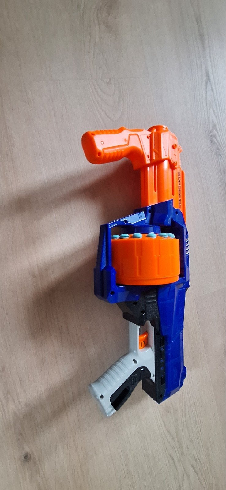 Nerf Surgefire - Gebruikt, topconditie, incl. 15 pijltjes!, Ophalen of Verzenden, Gebruikt, Jongen of Meisje