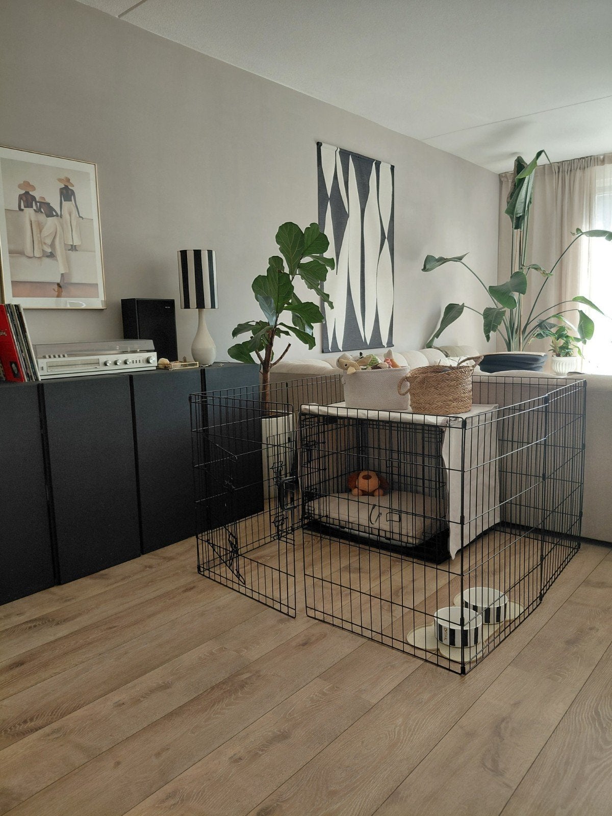 Bench district 70 met hoes, Dieren en Toebehoren, Hondenhokken, Ophalen, Gebruikt, 75 tot 110 cm, Minder dan 65 cm