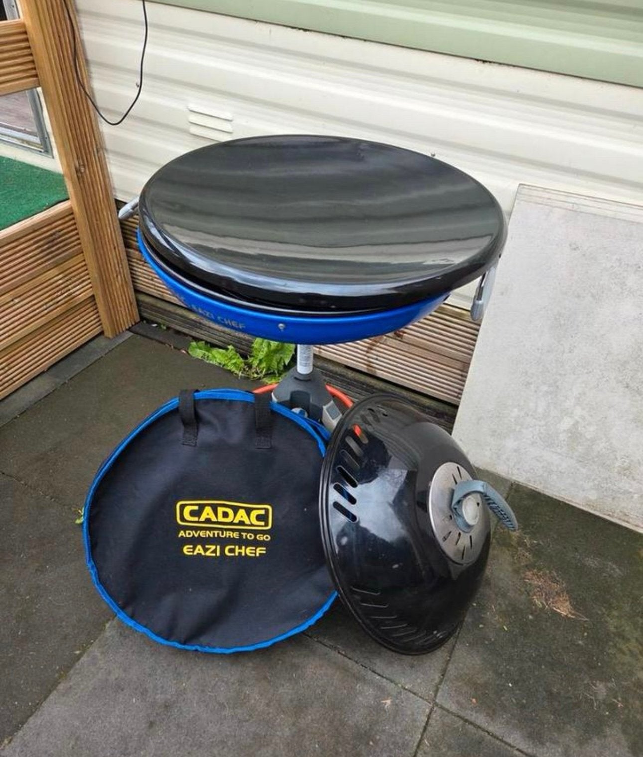 Cadac Eazi Chef Skottelbraai met accessoires, Ophalen, Gebruikt
