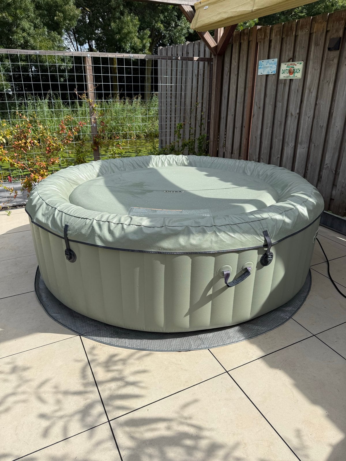 Intex PureSpa Bubble Spa - Opblaasbare Jacuzzi 6 personen, Ophalen, 200 tot 300 cm, 80 tot 120 cm, Rond