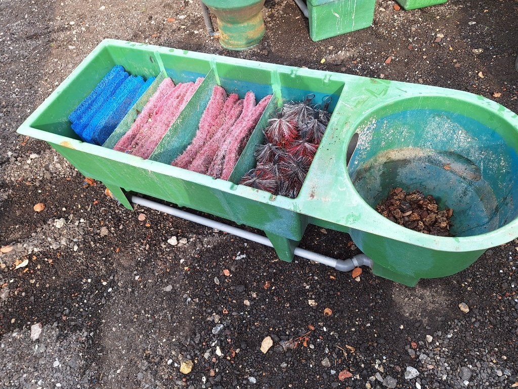 PARTIJHANDEL complete filterhandel 60kamerfilters aangeboden, Tuin en Terras, Ophalen, Gebruikt, Vijverfilter