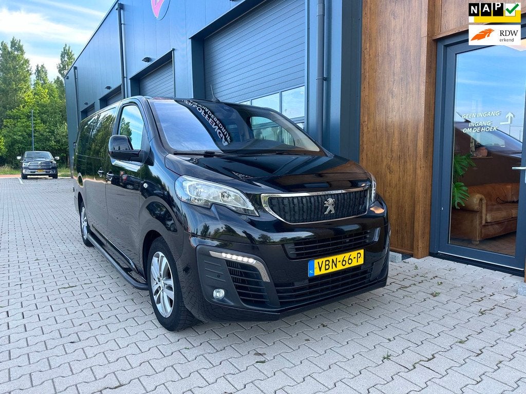 Peugeot Expert 2.0 BlueHDI 180 Long Asphalt Dubbele cabine l, Stof, Gebruikt, 4 cilinders, Zwart
