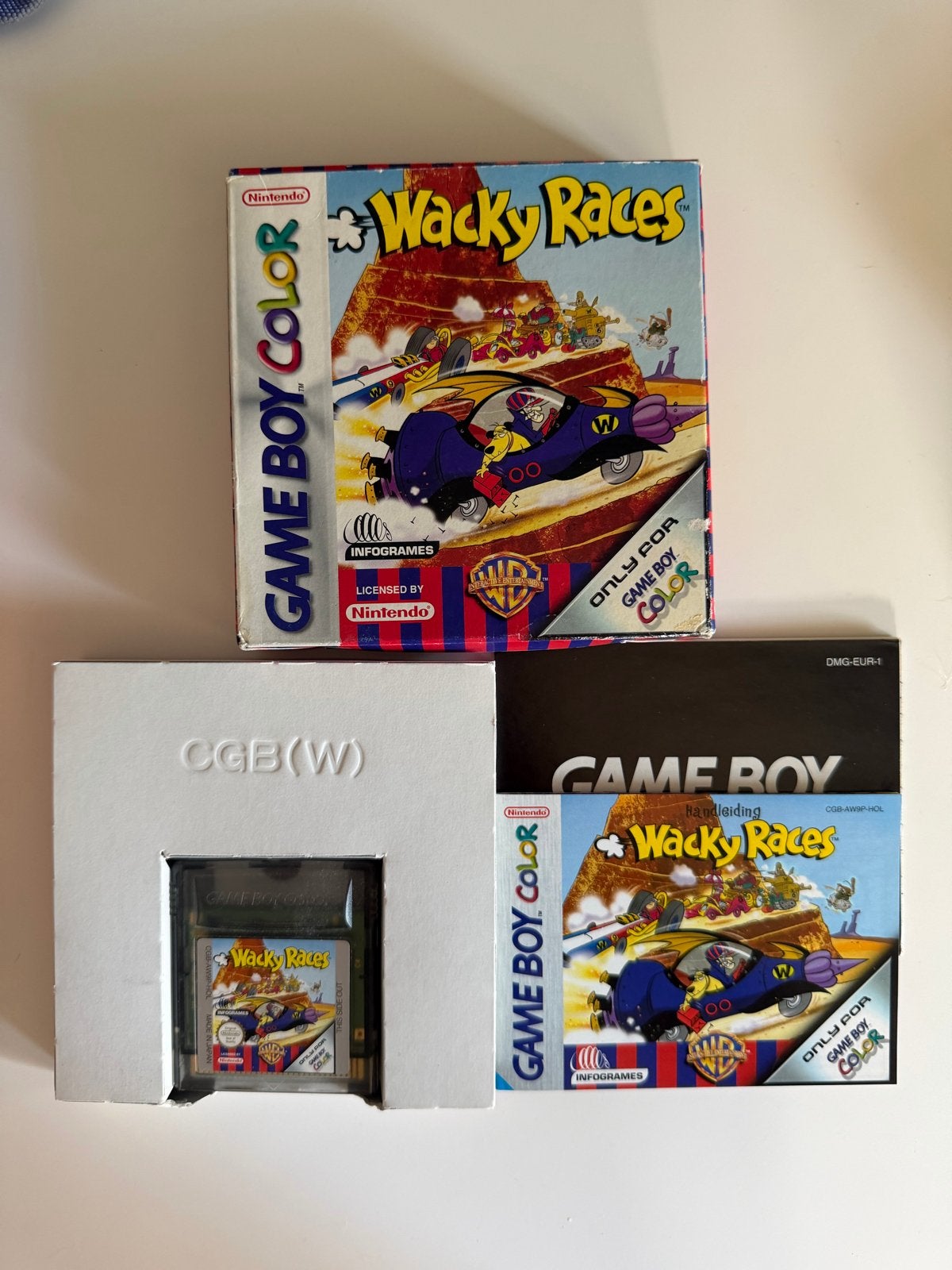 Wacky Races - Game Boy Color, 1 speler, Racen en Vliegen, Ophalen of Verzenden, Zo goed als nieuw