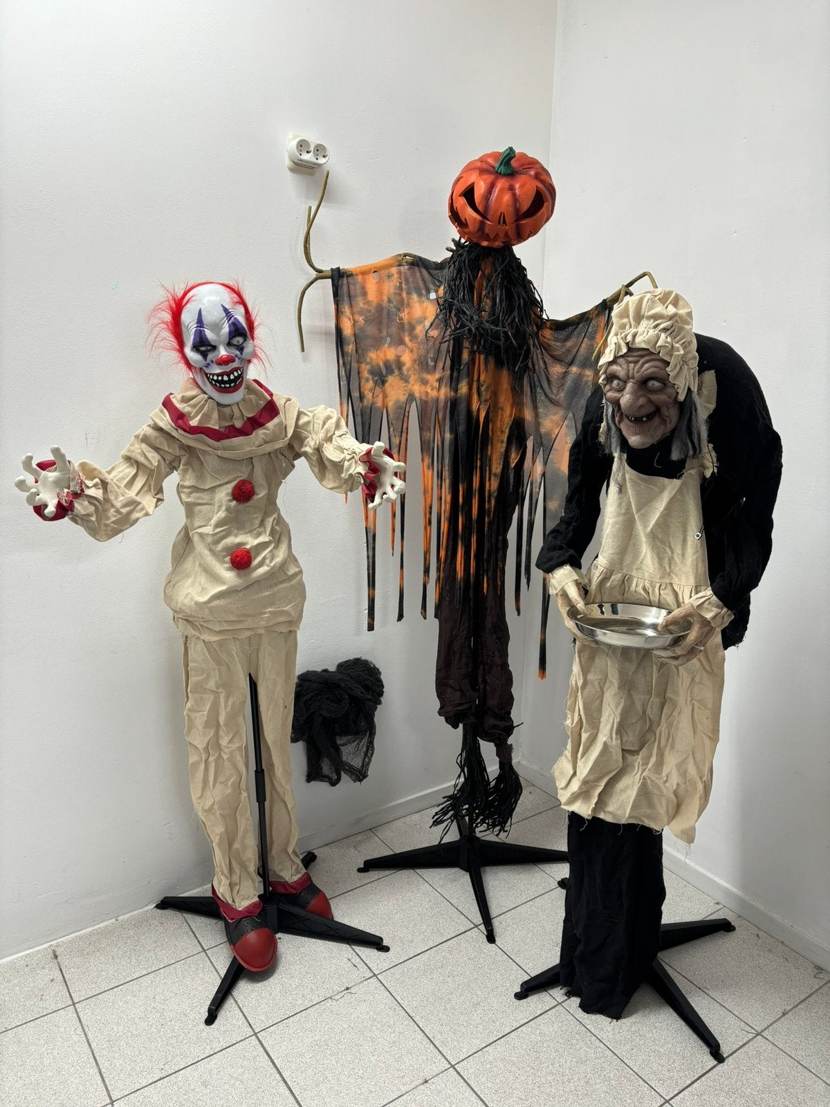 Set halloween animatronic poppen, Ophalen of Verzenden, Nieuw, Halloween of Griezel