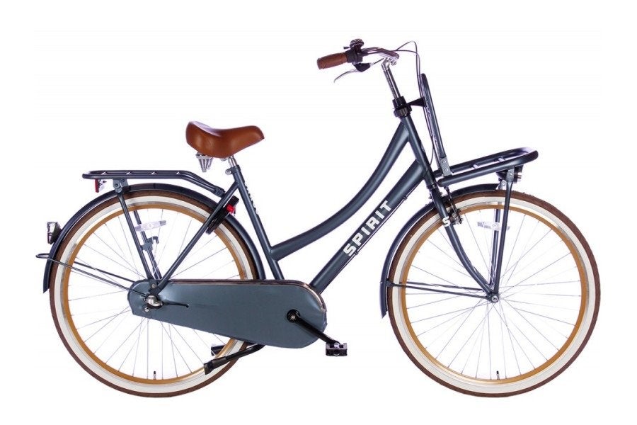 SPIRIT CARGO PLUS N3 TRANSPORTFIETS JEANS-BLAUW, Fietsen en Brommers, Fietsen | Dames | Damesfietsen, Overige merken, Terugtraprem