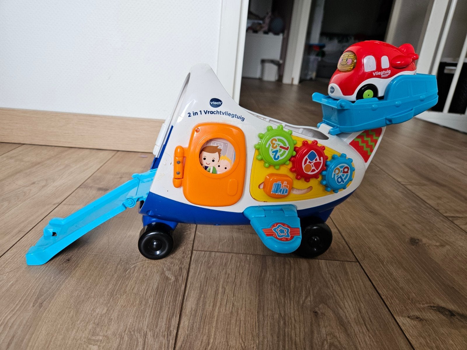 VTech 2-in-1 Vliegtuig met Geluid en Licht, Ophalen, Zo goed als nieuw, Auto, Met geluid