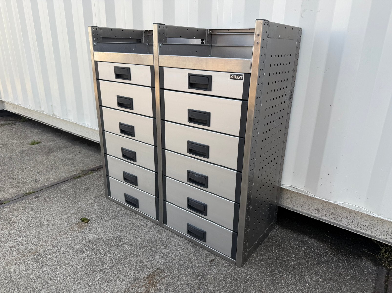 Nieuwstaat Aluca ladeblok bedrijfswagen inrichting, Ophalen, Zo goed als nieuw