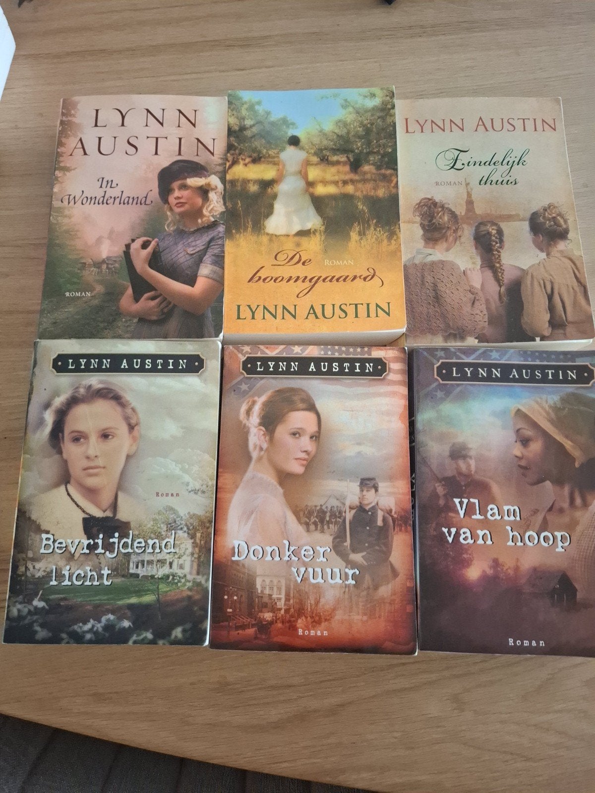 Lynn Austin set boeken 6 stuks trilogie, Ophalen of Verzenden, Gelezen, Lynn Austin, Nederland
