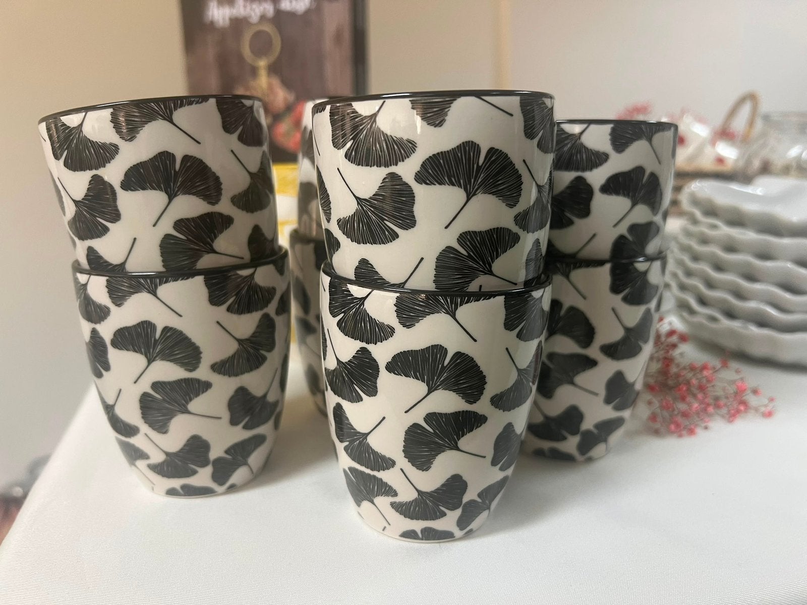 Koffie glazen set van 8 stuks, Huis en Inrichting, Keuken | Servies, Ophalen, Glas of Glazen, Overige stijlen, Glas