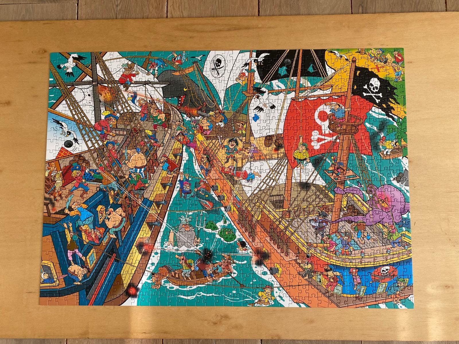 Goliath That’s Life legpuzzel 1000 pieces 920283 Piraten, Ophalen of Verzenden, 500 t/m 1500 stukjes, Zo goed als nieuw
