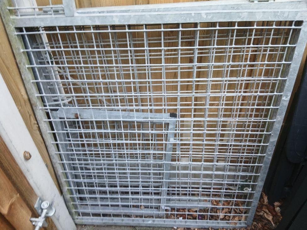 gegalvaniseerd stalen hondenkennel in 3 delen, Ophalen, Met poort, Gebruikt, Overige typen